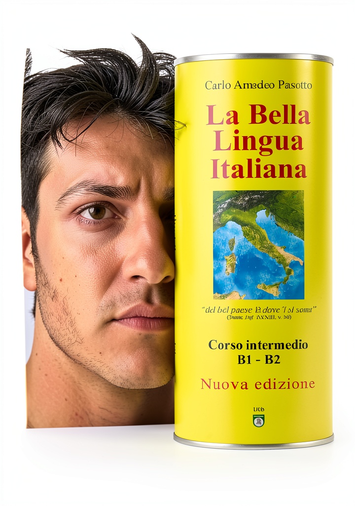 Installing Italian Study Guide Kindle Edition Enhanced Typesetting on a wooden desk
