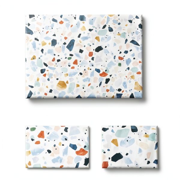 SUPERDANT Laptop Skin Stickers Terrazzo Design-1