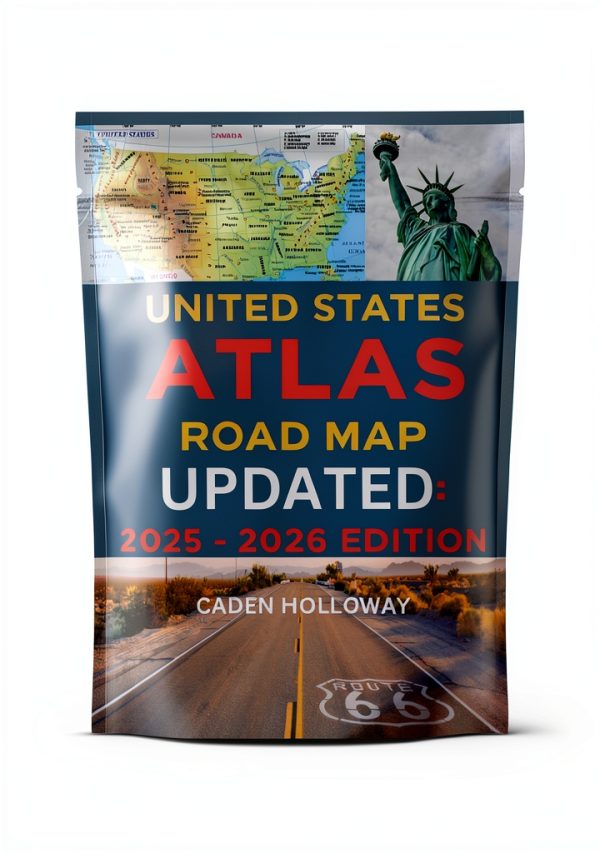 Travel Atlas Kindle Edition by XYZ Maps Interactive 187‑Page Atlas-0