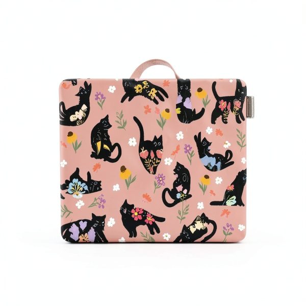 Laptop Skin SUPERDANT PVC Black Pink Cat Design-5