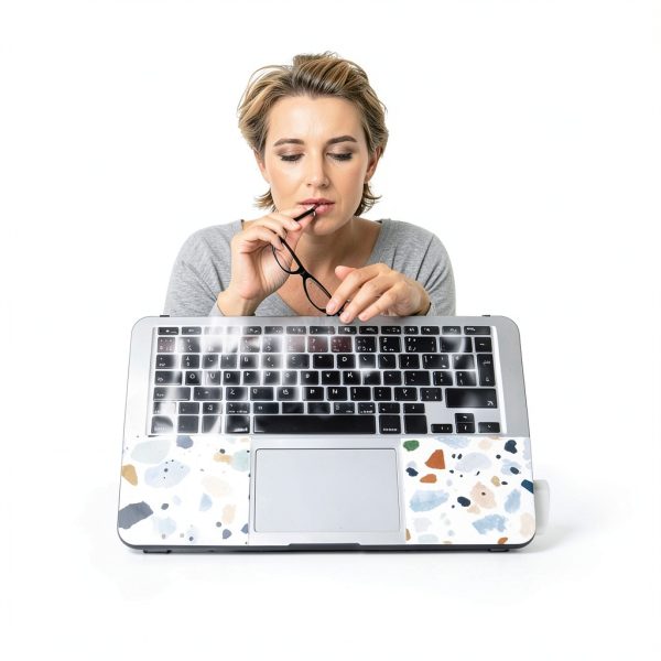 SUPERDANT Laptop Skin Stickers Terrazzo Design-5