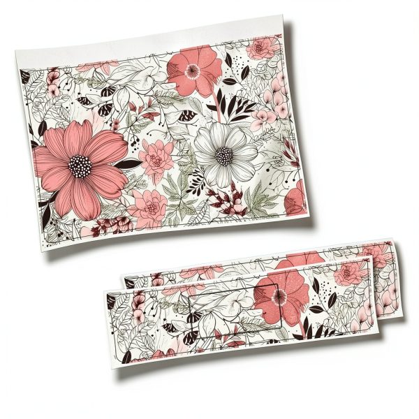 Floral Laptop Skin by TracyArt Waterproof Silicone-1