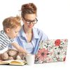 Floral Laptop Skin by TracyArt Waterproof Silicone-5
