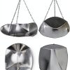 QWORK 110 lbs Large Display Spring Dial Weight Scale & Scale Scoop/Chain with Hanging Cradle, Steel Construction, for Shopping, Traveling, Kitchen, Silver-7