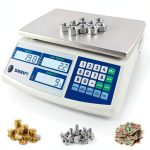 Counting Scale (66lb/30kg, 0.1g) lb/oz/kg/g Industrial Digital Inventory Scale with Battery for Small Parts, Coins, Pieces, Tickets-0