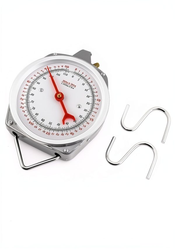 Precision Hanging Scale QWORK 110lb/50kg Heavy Duty Spring Scale-6