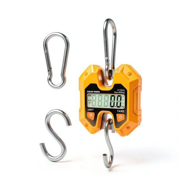 Digital Hanging Scale - 660LB/300KG, Mini Crane Scale for Deer Hunting, Farm, Fishing, Meat, Game, Luggage, Outdoor-3