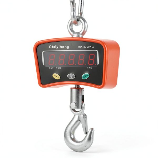 Digital Hanging Scale Industrial Crane Scale with Precision Sensor Suitable for Farm Weighing (500kg/1100lb)-4