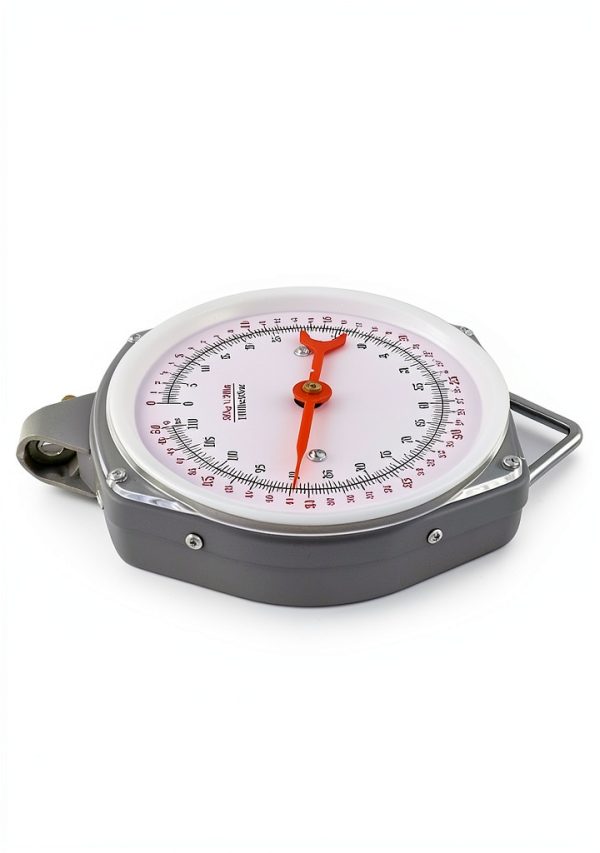 Precision Hanging Scale QWORK 110lb/50kg Heavy Duty Spring Scale-2