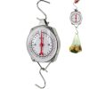 Precision Hanging Scale, 110 LB / 50KG Spring Dial Weight Scale Large Game Scale, Heavy Duty Mechanical Kitchen Weighing Food Scale for Market, Feeding, Kitchen-0
