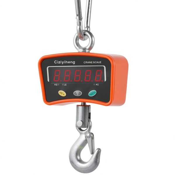 Digital Hanging Scale Industrial Crane Scale with Precision Sensor Suitable for Farm Weighing (500kg/1100lb)-8