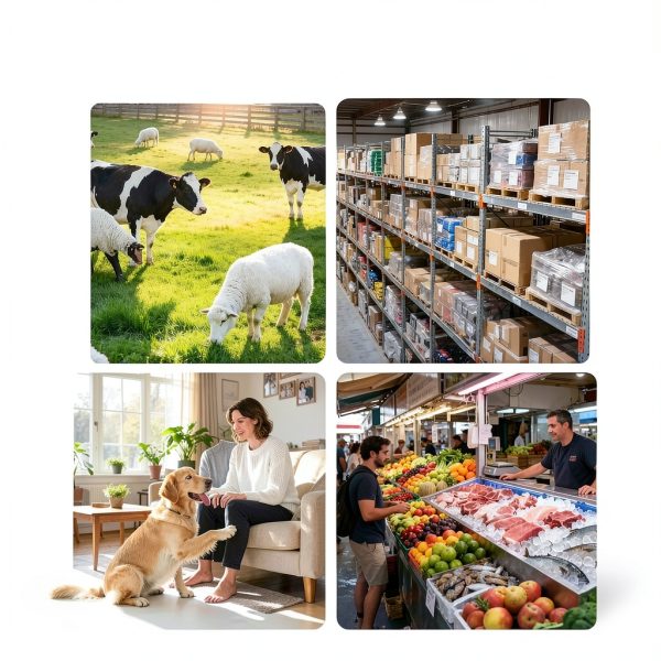 1100Lbs x 0.2Lbs Digital Livestock Scale Stainless Steel Non-Slip Platform Scale Electronic Heavy Duty Postal Shipping Scale for Large Pet Dog Goat Pig Cattle Sheep-6