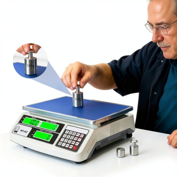 MEIYA Industrial Counting Scale, 30kg/0.5g Digital Coin Scale for Coin, Parts, High Precision Electronic Gram Scale with RS232 Port for Connecting Computer or Printer,kg/g/lb Switching, LCD Display-1
