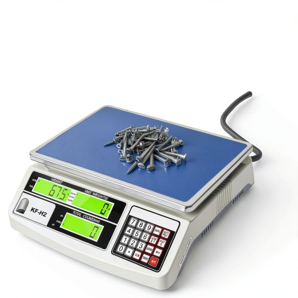 MEIYA Industrial Counting Scale, 30kg/0.5g Digital Coin Scale for Coin, Parts, High Precision Electronic Gram Scale with RS232 Port for Connecting Computer or Printer,kg/g/lb Switching, LCD Display-3