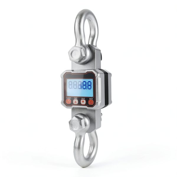 5000kg 11000lb Crane Scale, 5T Digital Crane Scale with Remote Control, Industrial Heavy Duty Electronic Hanging Scale Hoist Scales-5