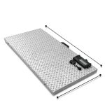 1100Lbs x 0.2Lbs Digital Livestock Scale Stainless Steel Non-Slip Platform Scale Electronic Heavy Duty Postal Shipping Scale for Large Pet Dog Goat Pig Cattle Sheep-1