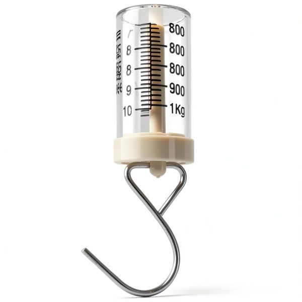 EISCO Newton Force Meter Spring Scale - Max Capacity 10N, 1 kg, Dual Scale Labeled.-3