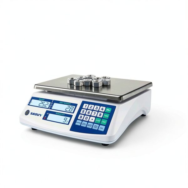 Counting Scale (66lb/30kg, 0.1g) lb/oz/kg/g Industrial Digital Inventory Scale with Battery for Small Parts, Coins, Pieces, Tickets-1