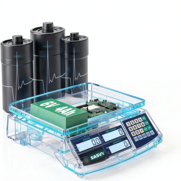 Counting Scale (66lb/30kg, 0.1g) lb/oz/kg/g Industrial Digital Inventory Scale with Battery for Small Parts, Coins, Pieces, Tickets-3