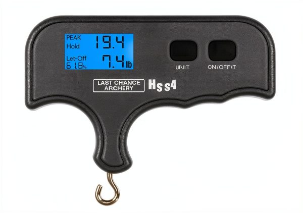 HS4 Scale Red by Last Chance Archery Spring Scale 110lb Peak Hold-0